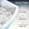 image:imageIgloo Electric Countertop Ice Maker Machine  Automatic and Portable  33 Pounds in 24 Hours  Ice Cube Maker  Ice Scoop and Basket  Ideal for Iced Coffee and Cocktails  AquaAqua