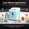 image:imageIgloo Portable Ice Maker with Scoop  Ice Maker with LED Control Panel amp 15 Quart Water Tank  Stainless Ice Cube Maker Produces 26 Lbs of Ice in 24 Hours with 9 Large or Small Cubes in 7 MinutesAqua