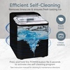 image:imageIgloo Portable Ice Maker with Scoop  Ice Maker with LED Control Panel amp 15 Quart Water Tank  Stainless Ice Cube Maker Produces 26 Lbs of Ice in 24 Hours with 9 Large or Small Cubes in 7 MinutesBlack
