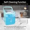 image:imageIgloo Portable Ice Maker with Scoop  Ice Maker with LED Control Panel amp 15 Quart Water Tank  Stainless Ice Cube Maker Produces 26 Lbs of Ice in 24 Hours with 9 Large or Small Cubes in 7 MinutesAqua