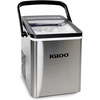 image:imageIgloo Portable Ice Maker with Scoop  Ice Maker with LED Control Panel amp 15 Quart Water Tank  Stainless Ice Cube Maker Produces 26 Lbs of Ice in 24 Hours with 9 Large or Small Cubes in 7 MinutesStainless Steel