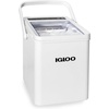image:imageIgloo Portable Ice Maker with Scoop  Ice Maker with LED Control Panel amp 15 Quart Water Tank  Stainless Ice Cube Maker Produces 26 Lbs of Ice in 24 Hours with 9 Large or Small Cubes in 7 MinutesWhite