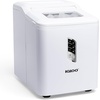 image:imageIgloo Portable Ice Maker with Scoop  Ice Maker with LED Control Panel amp 15 Quart Water Tank  Stainless Ice Cube Maker Produces 26 Lbs of Ice in 24 Hours with 9 Large or Small Cubes in 7 MinutesWhite