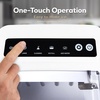 image:imageIgloo Portable Ice Maker with Scoop  Ice Maker with LED Control Panel amp 15 Quart Water Tank  Stainless Ice Cube Maker Produces 26 Lbs of Ice in 24 Hours with 9 Large or Small Cubes in 7 MinutesWhite