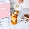 image:imageIgloo Portable Ice Maker with Scoop  Ice Maker with LED Control Panel amp 15 Quart Water Tank  Stainless Ice Cube Maker Produces 26 Lbs of Ice in 24 Hours with 9 Large or Small Cubes in 7 MinutesPink
