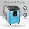 image:imageIgloo Portable Ice Maker with Scoop  Ice Maker with LED Control Panel amp 15 Quart Water Tank  Stainless Ice Cube Maker Produces 26 Lbs of Ice in 24 Hours with 9 Large or Small Cubes in 7 MinutesStainless Steel