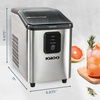 image:imageIgloo Portable Ice Maker with Scoop  Ice Maker with LED Control Panel amp 15 Quart Water Tank  Stainless Ice Cube Maker Produces 26 Lbs of Ice in 24 Hours with 9 Large or Small Cubes in 7 MinutesStainless Steel