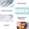 image:imageIgloo Portable Ice Maker with Scoop  Ice Maker with LED Control Panel amp 15 Quart Water Tank  Stainless Ice Cube Maker Produces 26 Lbs of Ice in 24 Hours with 9 Large or Small Cubes in 7 MinutesAqua Original