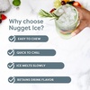 image:imageIgloo Portable Ice Maker with Scoop  Ice Maker with LED Control Panel amp 15 Quart Water Tank  Stainless Ice Cube Maker Produces 26 Lbs of Ice in 24 Hours with 9 Large or Small Cubes in 7 MinutesBlack