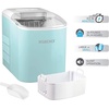 image:imageIgloo Portable Ice Maker with Scoop  Ice Maker with LED Control Panel amp 15 Quart Water Tank  Stainless Ice Cube Maker Produces 26 Lbs of Ice in 24 Hours with 9 Large or Small Cubes in 7 MinutesTurquoise