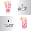 image:imageIgloo Portable Ice Maker with Scoop  Ice Maker with LED Control Panel amp 15 Quart Water Tank  Stainless Ice Cube Maker Produces 26 Lbs of Ice in 24 Hours with 9 Large or Small Cubes in 7 MinutesTurquoise