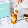 image:imageIgloo Portable Ice Maker with Scoop  Ice Maker with LED Control Panel amp 15 Quart Water Tank  Stainless Ice Cube Maker Produces 26 Lbs of Ice in 24 Hours with 9 Large or Small Cubes in 7 MinutesAqua