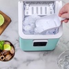 image:imageIgloo Portable Ice Maker with Scoop  Ice Maker with LED Control Panel amp 15 Quart Water Tank  Stainless Ice Cube Maker Produces 26 Lbs of Ice in 24 Hours with 9 Large or Small Cubes in 7 MinutesAqua