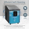 image:imageIgloo Portable Ice Maker with Scoop  Ice Maker with LED Control Panel amp 15 Quart Water Tank  Stainless Ice Cube Maker Produces 26 Lbs of Ice in 24 Hours with 9 Large or Small Cubes in 7 MinutesBlack