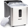image:imageIgloo Portable Ice Maker with Scoop  Ice Maker with LED Control Panel amp 15 Quart Water Tank  Stainless Ice Cube Maker Produces 26 Lbs of Ice in 24 Hours with 9 Large or Small Cubes in 7 MinutesStainless Steel