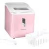 image:imageIgloo Portable Ice Maker with Scoop  Ice Maker with LED Control Panel amp 15 Quart Water Tank  Stainless Ice Cube Maker Produces 26 Lbs of Ice in 24 Hours with 9 Large or Small Cubes in 7 MinutesPink
