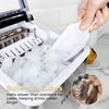 image:imageIgloo Portable Ice Maker with Scoop  Ice Maker with LED Control Panel amp 15 Quart Water Tank  Stainless Ice Cube Maker Produces 26 Lbs of Ice in 24 Hours with 9 Large or Small Cubes in 7 MinutesStainless Steel