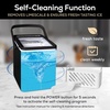 image:imageIgloo Portable Ice Maker with Scoop  Ice Maker with LED Control Panel amp 15 Quart Water Tank  Stainless Ice Cube Maker Produces 26 Lbs of Ice in 24 Hours with 9 Large or Small Cubes in 7 MinutesBlack
