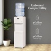 image:imageIgloo Top Loading Water Cooler with Removable Tray amp EnergySaving Features  Water Tower with Hot Cold Temperature Settings Water Dispenser Fits 3 amp 5Gallon Jugs with Child Safety Lock StainlessWhite