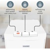 image:imageIgloo Top Loading Water Cooler with Removable Tray amp EnergySaving Features  Water Tower with Hot Cold Temperature Settings Water Dispenser Fits 3 amp 5Gallon Jugs with Child Safety Lock StainlessWhite