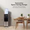 image:imageIgloo Top Loading Water Cooler with Removable Tray amp EnergySaving Features  Water Tower with Hot Cold Temperature Settings Water Dispenser Fits 3 amp 5Gallon Jugs with Child Safety Lock StainlessStainless