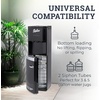 image:imageIgloo Top Loading Water Cooler with Removable Tray amp EnergySaving Features  Water Tower with Hot Cold Temperature Settings Water Dispenser Fits 3 amp 5Gallon Jugs with Child Safety Lock StainlessBlack
