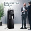image:imageIgloo Top Loading Water Cooler with Removable Tray amp EnergySaving Features  Water Tower with Hot Cold Temperature Settings Water Dispenser Fits 3 amp 5Gallon Jugs with Child Safety Lock StainlessBlack