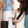 image:imageIgloo Top Loading Water Cooler with Removable Tray amp EnergySaving Features  Water Tower with Hot Cold Temperature Settings Water Dispenser Fits 3 amp 5Gallon Jugs with Child Safety Lock StainlessWhite