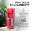 image:imageIgloo Top Loading Water Cooler with Removable Tray amp EnergySaving Features  Water Tower with Hot Cold Temperature Settings Water Dispenser Fits 3 amp 5Gallon Jugs with Child Safety Lock StainlessRed