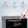 image:imageIgloo Top Loading Water Cooler with Removable Tray amp EnergySaving Features  Water Tower with Hot Cold Temperature Settings Water Dispenser Fits 3 amp 5Gallon Jugs with Child Safety Lock StainlessBlack