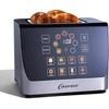 image:imageInspirex Touch Screen Toaster  2 Slice ExtraWide Slots  5 Bread Type and 6 Browning Levels  Defrost Reheat Favorite Single Slot Settings  Stainless SteelStainless Steel