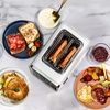 image:imageInspirex Touch Screen Toaster  2 Slice ExtraWide Slots  5 Bread Type and 6 Browning Levels  Defrost Reheat Favorite Single Slot Settings  Stainless SteelWhite