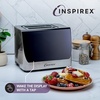 image:imageInspirex Touch Screen Toaster  2 Slice ExtraWide Slots  5 Bread Type and 6 Browning Levels  Defrost Reheat Favorite Single Slot Settings  Stainless SteelStainless Steel