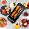 image:imageInspirex Touch Screen Toaster  2 Slice ExtraWide Slots  5 Bread Type and 6 Browning Levels  Defrost Reheat Favorite Single Slot Settings  Stainless SteelBlack