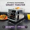 image:imageInspirex Touch Screen Toaster  2 Slice ExtraWide Slots  5 Bread Type and 6 Browning Levels  Defrost Reheat Favorite Single Slot Settings  Stainless SteelStainless Steel