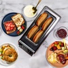 image:imageInspirex Touch Screen Toaster  2 Slice ExtraWide Slots  5 Bread Type and 6 Browning Levels  Defrost Reheat Favorite Single Slot Settings  Stainless SteelStainless Steel