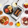 image:imageInspirex Touch Screen Toaster  2 Slice ExtraWide Slots  5 Bread Type and 6 Browning Levels  Defrost Reheat Favorite Single Slot Settings  Stainless SteelStainless Steel