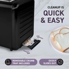 image:imageInspirex Touch Screen Toaster  2 Slice ExtraWide Slots  5 Bread Type and 6 Browning Levels  Defrost Reheat Favorite Single Slot Settings  Stainless SteelBlack