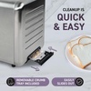 image:imageInspirex Touch Screen Toaster  2 Slice ExtraWide Slots  5 Bread Type and 6 Browning Levels  Defrost Reheat Favorite Single Slot Settings  Stainless SteelStainless Steel
