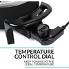 image:imageNostalgia 12Cup Electric Fondue Pot Set for Cheese amp Chocolate  8 ColorCoded Forks Temperature Control  Stainless Steel Kitchen Gadgets and Appliances for Hors dOeuvres and More  AquaBlack