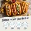 image:imageNostalgia 2 Slot Hot Dog and Bun Toaster with Mini Tongs Retro Hot Dog Toaster Hot Dog Cooker that Works with Chicken Turkey Veggie Links Sausages and Brats Metallic RedClassic