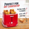 image:imageNostalgia 2 Slot Hot Dog and Bun Toaster with Mini Tongs Retro Hot Dog Toaster Hot Dog Cooker that Works with Chicken Turkey Veggie Links Sausages and Brats Metallic RedRed 4 Slot
