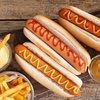 image:imageNostalgia 2 Slot Hot Dog and Bun Toaster with Mini Tongs Retro Hot Dog Toaster Hot Dog Cooker that Works with Chicken Turkey Veggie Links Sausages and Brats Metallic RedClassic