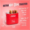 image:imageNostalgia 2 Slot Hot Dog and Bun Toaster with Mini Tongs Retro Hot Dog Toaster Hot Dog Cooker that Works with Chicken Turkey Veggie Links Sausages and Brats Metallic RedHot Dog Toaster