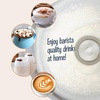 image:imageNostalgia 32 Oz Frother and Hot Chocolate Maker Warm or Cold Milk Foam Includes Cocoa Bomb Mold for Coffees Lattes Cappuccinos BrownBrown