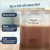 image:imageNostalgia 32 Oz Frother and Hot Chocolate Maker Warm or Cold Milk Foam Includes Cocoa Bomb Mold for Coffees Lattes Cappuccinos BrownBrown