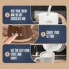 image:imageNostalgia 32 Oz Frother and Hot Chocolate Maker Warm or Cold Milk Foam Includes Cocoa Bomb Mold for Coffees Lattes Cappuccinos BrownBrown