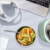 image:imageNostalgia 32Ounce Heated Electric Lunch Box  Travel Size 4 Cup Capacity for Soup Pasta and Leftovers  LeakProof Silicone Sealed Lid Foldable Carry Handle Detachable Cord  ChambraySage