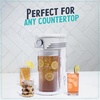 image:imageNostalgia 3Quart Iced Tea amp Coffee Brewing System With DoubleInsulated Pitcher Strength Selector amp Infuser Chamber Also Perfect For Lattes Lemonade Flavored Water BlackWhite