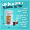 image:imageNostalgia 3Quart Iced Tea amp Coffee Brewing System With DoubleInsulated Pitcher Strength Selector amp Infuser Chamber Also Perfect For Lattes Lemonade Flavored Water BlackWhite